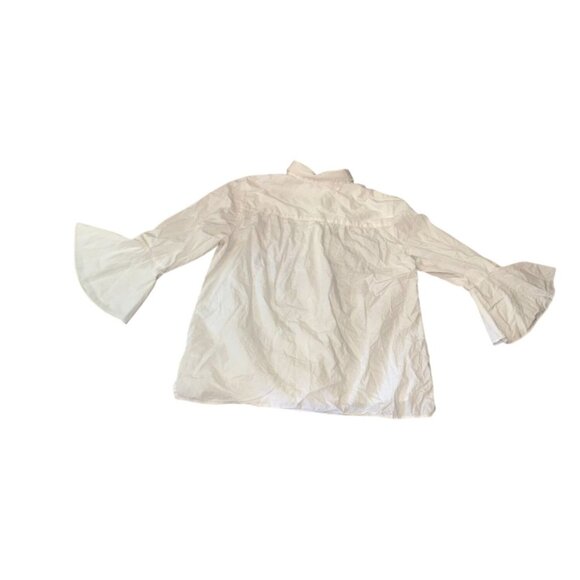 Charter Club Embroidered Relaxed Fit Shirt Size 16 - Picture 6 of 7